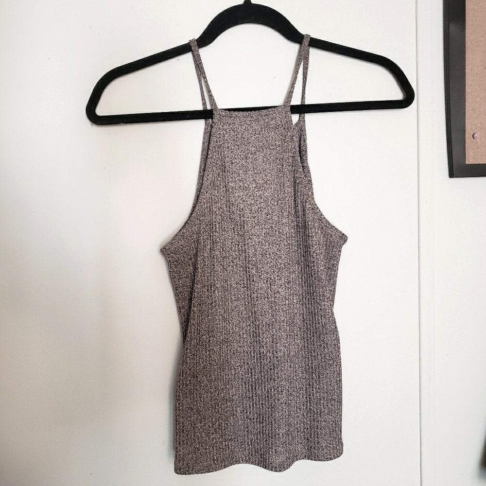 Ribbed Knit Crop Tank